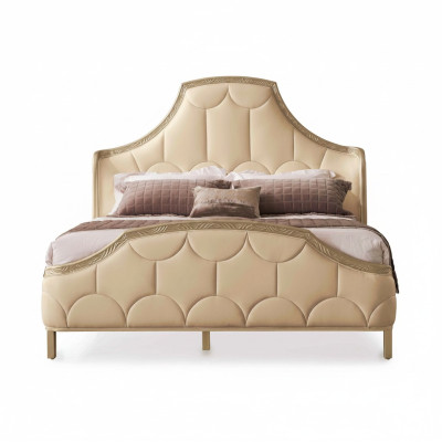 Bett Polster Design Luxus Doppel Hotel Betten Schlaf Zimmer Holz Neu 180x200cm