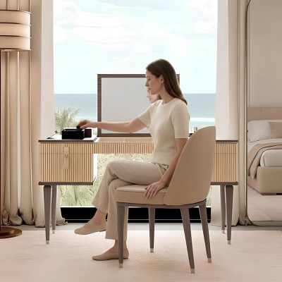 Schminktisch mit Spiegel Luxus Konsole Kommode Schlafzimmer Neu Schminktisch