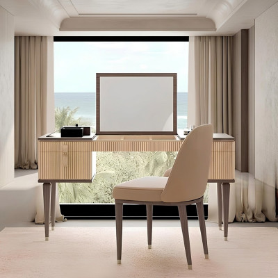 Schminktisch mit Spiegel Luxus Konsole Kommode Schlafzimmer Neu Schminktisch