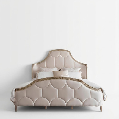 Bett Holz Betten Luxus Hotel Doppelbett Klassisches Bettgestell Landhaus 180x200