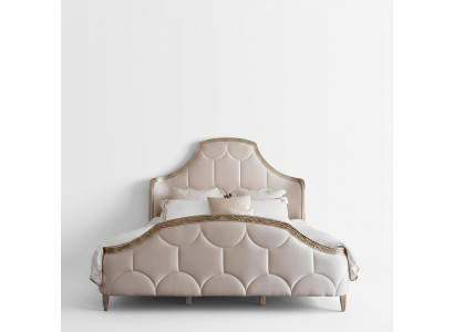 Bett Holz Betten Luxus Hotel Doppelbett Klassisches Bettgestell Landhaus 180x200