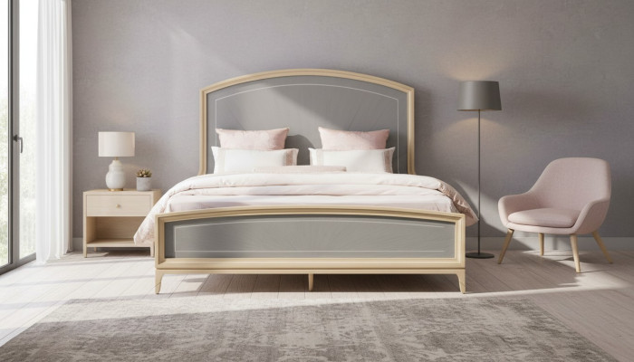 Bett Klassisch Polsterbett Luxus Doppel Schlafzimmer Designbett Betten 180x200cm