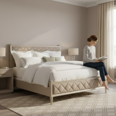 Schlafzimmerbett Bettgestell Polsterbett Bettrahmen Relax Bett Doppel Betten neu