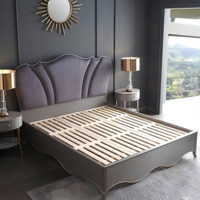 Schlafzimmer Designer Bett mit Nachttischen 3tlg. Betten Garnitur Luxus Möbel