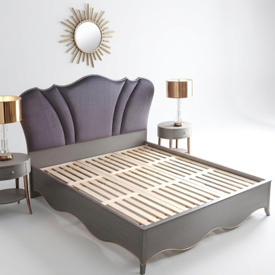 Schlafzimmer Designer Bett mit Nachttischen 3tlg. Betten Garnitur Luxus Möbel