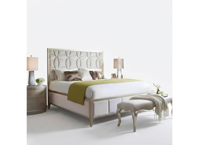 Bett Polsterbett Luxus Doppel Schlafzimmer Modern 180x200 Holz Textil Betten Neu