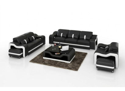 Sofagarnitur 3+1 Sitzer Design Couch Polster Sofas Modern Garnitur Gruppe