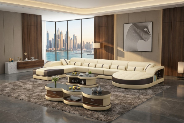 Sofas U Form Sofa Couch Polster Wohnlandschaft Garnitur Design Ecksofa