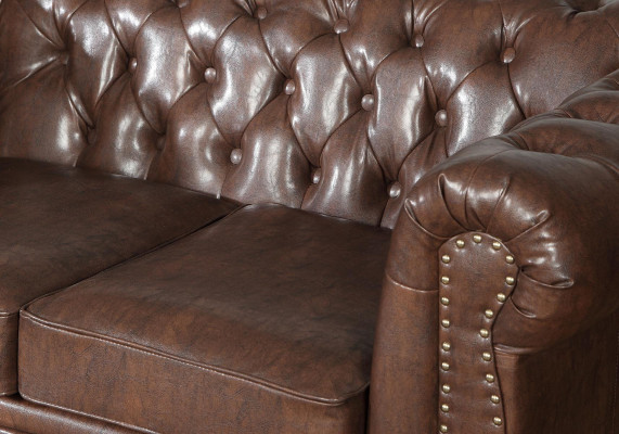 Designer Chesterfield Sofagarnitur Sofa Couch Polster Set 3+2+1 Sitzer