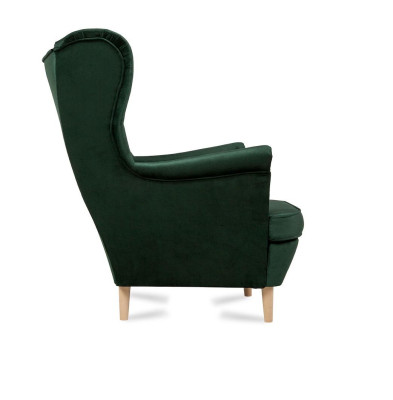 Chesterfield Sessel Fernseh Couch 1 Sitzer Sofa Stoff Textil Ohrensessel
