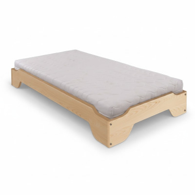 Bett Massivholz 90x200 Einzelbett Kiefer massiv Jugendbett Vollholzbett Holz Neu