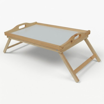 Frühstückstisch Holz Laptop Tisch Echtes Holz Beistelltisch Echtholz Tablett