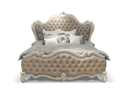 Luxus Klassisches Schlafzimmer 4tlg. Bett Nachttischen Kleiderschrank