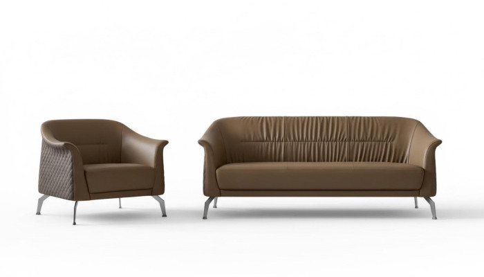 Sofagarnitur Set Design Sofas Polster Deko Couchen Leder Relax Moderne