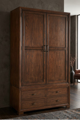 Schrank Holzschrank Klassische Kleiderschränke Kleiderschrank Neu Landhaus Stil