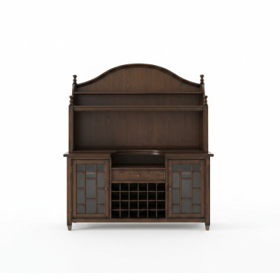 Landhaus Anrichte Kommode Vitrinen Schrank Weinschrank Regal Vitrine Schränke