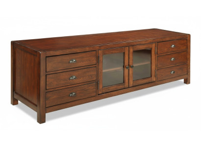 RTV Sideboard Schrank Kommoden Holz Low Board Regal 196cm Wohnzimmer