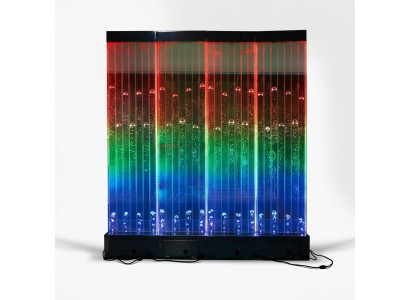 Wandpaneel mit Wasserblasen Dekorative LED Wasserwand Designer Wasser Wand