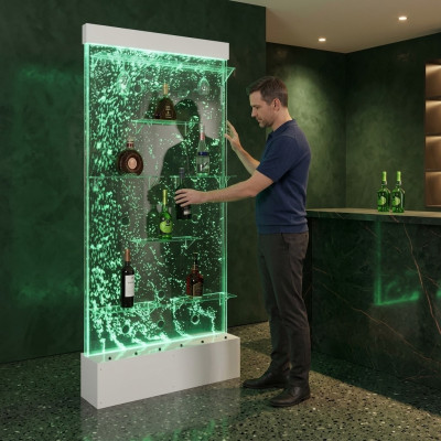 Led Bar Regal Schrank Wasserwand Säule Wände Waterwall Trennwand