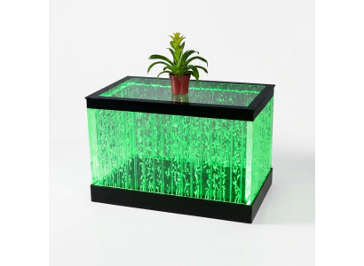 Tisch Couchtisch Design Wasser Säulen Säule Water Sofa Tische LED