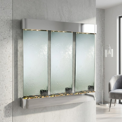 Led Wasserwand Design Wasser Säulen Wasserfall Bild Rahmen 56*117
