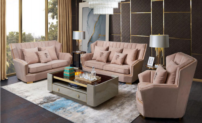 Polster Couchen Couch Modern Luxus Sofagarnitur 3+2+1 Sitzer Set Design Sofa Neu