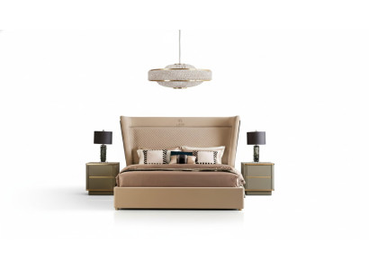 Doppelbett Schlafzimmer Hotel Ehe Luxus Bett 2x Nachttisch 3tlg. Set Betten