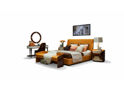 Sitz Polster Bank Polster Sitz Hocker Bank Leder Holz Stil Designer Ottomane Neu
