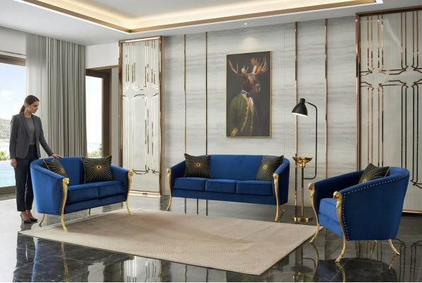 Design 3 Sitzer Relax Sofas Club Lounge Sofa Textil Polster Couch Stoff Couchen