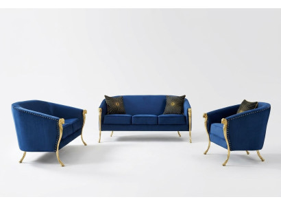 Sofagarnitur 321 Sitzer Set Design Sofas Polster Couchen Textil Relax Moderne