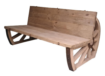 Gartenbank Holz Parkbank Massiv Sitzbank Garten Gartenmöbel 3 Sitzer Rad Möbel