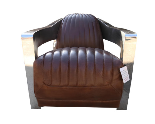 Aviator möbel Luxus Vintage Retro Shabby Lederstuhl Designer Sessel Sofa