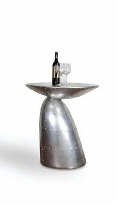 Bartisch Küchentisch Stehtisch Tisch Rund Flieger Flugzeug Tische Aluminium Neu