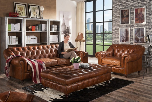 Fußhocker Ottomane Sitzhocker Sitzpouf Wohnzimmer Designer Hocker Polster Bank