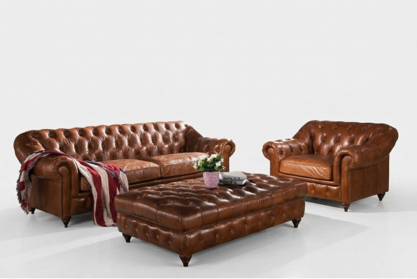 Fußhocker Ottomane Sitzhocker Sitzpouf Wohnzimmer Designer Hocker Polster Bank