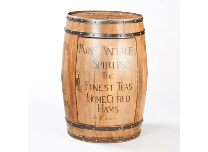 Fass Weinregal Hausbar Vintage Holz Bar Tisch Holz Schränke Rund Neu