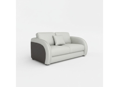 Ledersofa Couch Wohnlandschaft 2 Sitzer Design Modern Sofa Zweisitzer Echtleder