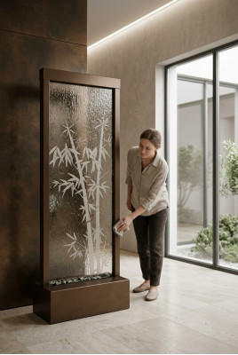 Designer Trennwand Luxus Wände Wassersäulen Waterwall Trennwände