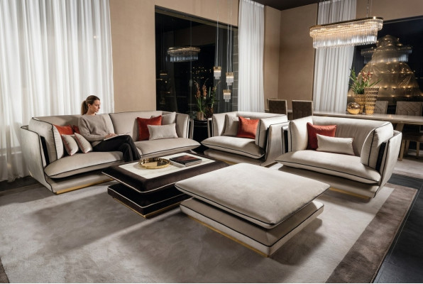 Sofagarnitur 311 Sitzer Sofa Couch Polster Garnitur Couchen Sofas arredoclassic
