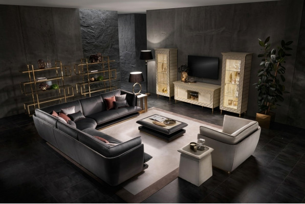 Design Möbel Couch Sofagarnitur Couchen Sofa Garnituren 4tlg. Set arredoclassic