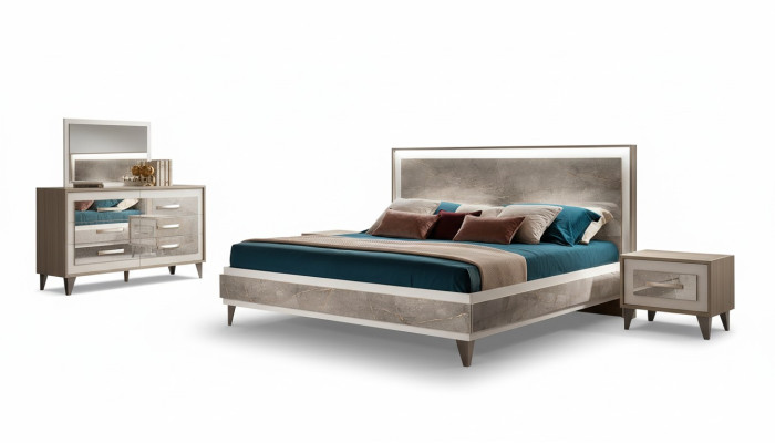 Polsterbett 180x200 Doppelbett Hotel Bett Schlafzimmer Betten arredoclassic