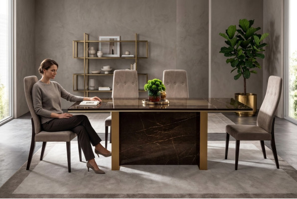 Designer Esstisch Design Tisch Holz Esszimmer Wohnzimmertisch Italienische Möbel