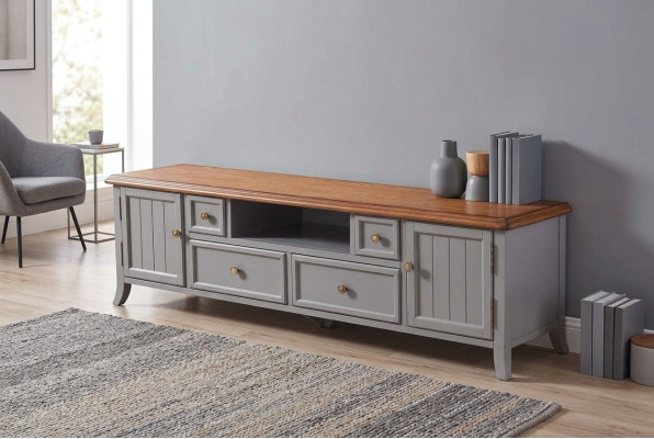 Designer Kommode Anrichte Side Low Board Schrank Wohn Zimmer Regal Luxus Metall