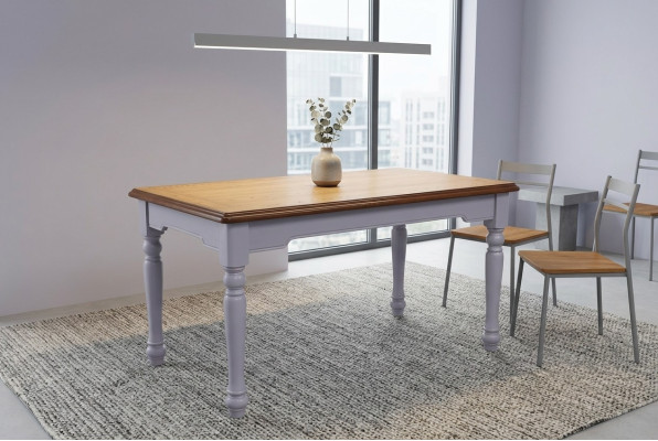 Esstisch Holztisch Holz Tische Tisch Esszimmer Design Luxus Möbel 135x85cm Neu