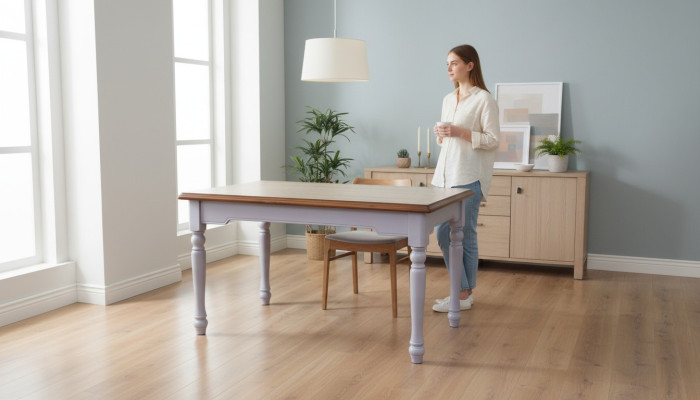 Esstisch Esstische Tische Tisch Büro Design Holz Konferenztisch Meeting 140cm