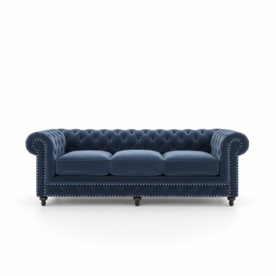 Chesterfield Sofa Couchen Polster Garnitur Couch Polster Stoff Leder