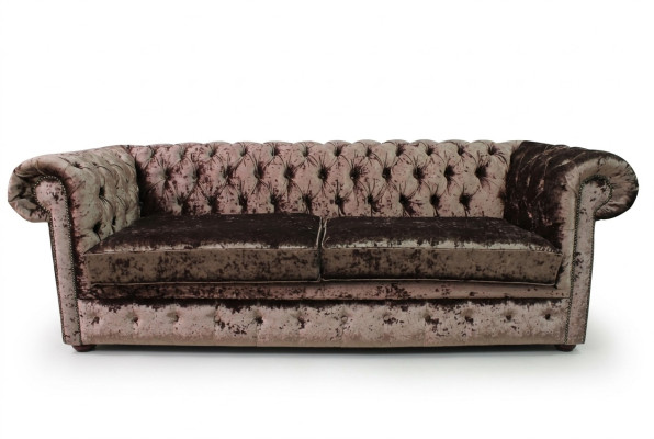 Chesterfield 5 Sitzers Klassische Luxus Barock Rokoko Sofa Couch Textil Leder