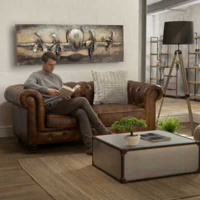 jvmoebel ® Leder Sofa Couch - Design Polster Zweisitzer Couch Garnitur Braun