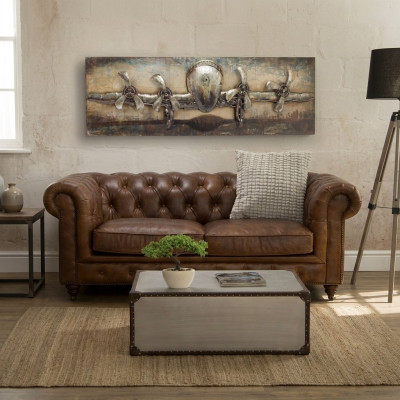jvmoebel ® Leder Sofa Couch - Design Polster Zweisitzer Couch Garnitur Braun