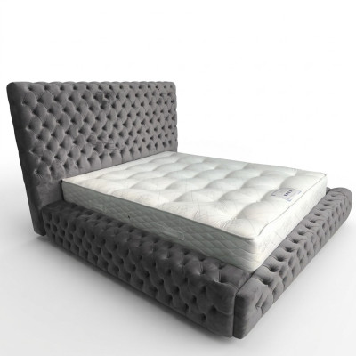 Modern Stilvolles Chesterfield Bett Schlafzimmer Betten Textil Möbel